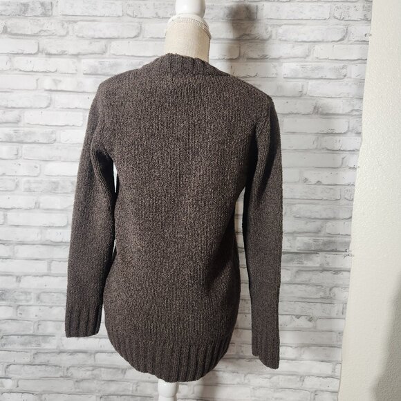 Merona Brown Crew Neck Sweater - Picture 3 of 7